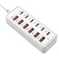 Hub USB 12 ports - studio blanc